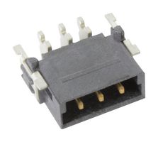 HARTING 15550032601000 Pin Header, Board-to-Board, 2.54 mm, 1 Rows, 3 Contacts, Surface Mount Right Angle