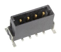 HARTING 15520042601000 Pin Header, Board-to-Board, 2.54 mm, 1 Rows, 4 Contacts, Surface Mount Straight, har-flex Series
