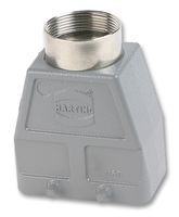 HARTING 0930 010 0423 Heavy Duty Connector, PG29 Top Entry, 2 Pegs, High Profile, Hood, Top Entry, Aluminium Body