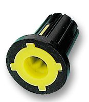 MULTICOMP CP-WB-2-180D(6.4) KNOB, 17MM, BLACK, INSERT 6.4 DIA