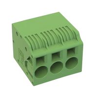 MULTICOMP PRO MP012700 Wire-To-Board Terminal Block, 7.5 mm, 3 Ways, 24 AWG, 8 AWG, 10 mm², Push In
