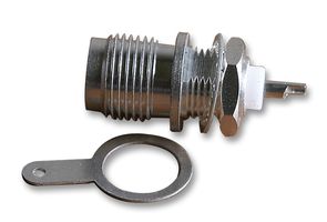 GREENPAR - TE CONNECTIVITY 1-1337469-0 RF / Coaxial Connector, TNC Coaxial, Straight Bulkhead Jack, Solder, 50 ohm, Brass