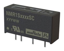 MURATA POWER SOLUTIONS NMR1S0505SC Isolated Through Hole DC/DC Converter, ITE, SIP, 1 W, 1 Output, 5 VDC