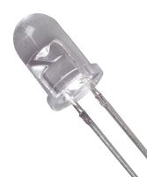 DIALIGHT 521-8268F LED, White, Through Hole, T-1 (3mm), 30 mA, 3.3 V, 9.3 cd
