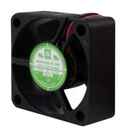 ORION FANS OD3010-12MB02A DC Axial Fan, 12 V, Square, 30 mm, 10 mm, Ball Bearing, 4 CFM