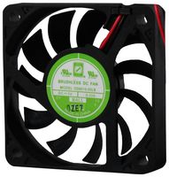 ORION FANS OD6010-05LB DC Axial Fan, 5 V, Square, 60 mm, 10 mm, Ball Bearing, 14.3 CFM