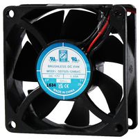ORION FANS OD7025-12HBXC DC Axial Fan, 12 V, Square, 70 mm, 25 mm, Ball Bearing, 57 CFM