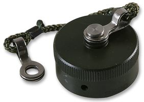 AMPHENOL LTD 62GB-812-14 Dust Cap / Cover, Size 14, Cap and Cord, 62GB Series Connectors, Aluminium Body, 62 GB