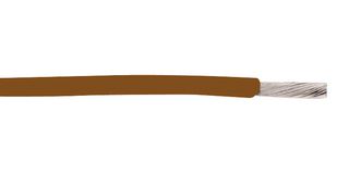 BELDEN 83023 001100 Wire, Hook Up, Hi Temp, TFE, Brown, 24 AWG, 19 x 36AWG, 30.5 m