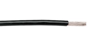 BELDEN 83006 010100 Wire, Hook Up, Hi Temp, PTFE, Black, 22 AWG, 19 x 34AWG, 30.5 m