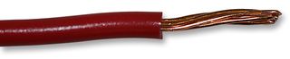 PRO POWER 6491X 1.5MM RED Wire, Stranded, Conduit, BS6004, PVC, Red, 7 x 0.53mm, 100 m