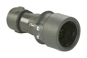 BULGIN LIMITED PXP6010/04S/CR/0709 Circular Connector, Circular Power Connector, 6000 Series Buccaneer, Cable Mount Plug, 4 Contacts