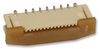 MOLEX 52559-1452 FFC / FPC Board Connector, ZIF, 0.5 mm, 14 Contacts, Easy-On 52559 Series, Solder, 1 Row