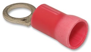 MOLEX 19071-0144 Ring Tongue Terminal, M8, 5/16", 8 AWG, InsulKrimp 19071 Series, Red
