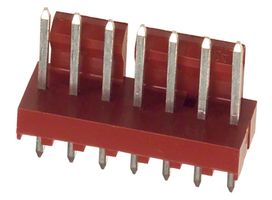 MOLEX 22-23-2071 Pin Header, Wire-to-Board, 2.54 mm, 1 Rows, 7 Contacts, Through Hole Straight, KK 254 6373 Series