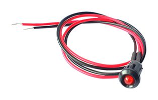 CML INNOVATIVE TECHNOLOGIES TA300203 LED Panel Mount Indicator, Red, 12 VDC, 6 mm, 10 mA, 23 mcd