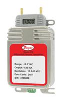DWYER 610-01A-BDE Pressure Transmitter, 0.5% Accuracy, 1 Inch-H2O