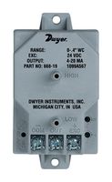 DWYER 668-14 Pressure Transmitter, 1 % Accuracy, 2.5 Inch-H2O