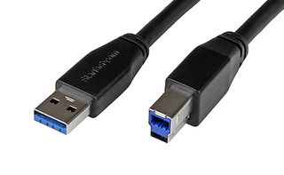 STARTECH USB3SAB1M USB Cable, 1m SuperSpeed USB 3.0 Cable A to B, M/M