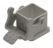 MOLEX 93601-0614 Heavy Duty Connector, Base, Bulkhead Mount, Top Entry, Nylon (Polyamide) Body, 1 Lever, 3A