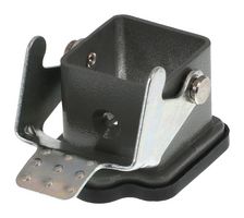 MOLEX 93601-0616 Heavy Duty Connector, Base, Bulkhead Mount, Top Entry, Aluminium Body, 1 Lever, 3A