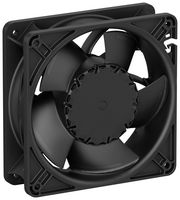 EBM-PAPST 8315100229 DC Axial Fan, 24 V, Square, 120 mm, 38 mm, Ball Bearing, 200 CFM