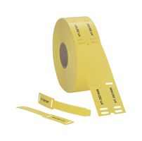 HELLERMANNTYTON 556-80589 TAGPU18X124-LOOP-PUR-YE