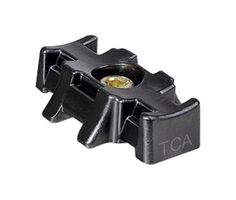 HELLERMANNTYTON 151-01040 S3CBM8-PA6GF30-BK Cable Tie Mount, Screw, 8 mm, Black, Nylon 6 (Polyamide 6), Glass Fibre Reinforced, 70 mm, 46 mm