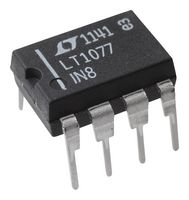 ANALOG DEVICES LT1077IN8#PBF Operational Amplifier, Single, 1 Channels, 230 kHz, 0.08 V/µs, 2.3V to 12V, DIP, 8 Pins