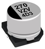 PANASONIC EEHZV1J820P Hybrid Aluminium Electrolytic Capacitor, 82 µF, ± 20%, 63 V, Radial Can - SMD, 0.017 ohm