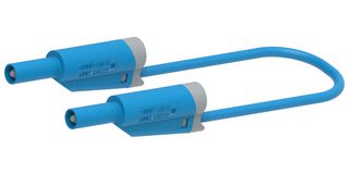 MULTICOMP PRO MP771100 Banana Test Lead, 4mm Banana Plug, Stackable, 4mm Stackable Banana Plug, 2.32 ", 59 mm, Blue