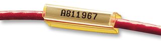 BRADY 19305 Wire Marker, Pre Printed, 4.14mm x 15mm, PP (Polypropylene), White
