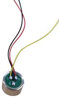 PUI AUDIO AOM-5035L-HD3-LW100-R Microphone, Omnidirectional, 20 Hz to 20 kHz, 1 VDC to 10 VDC, 2.2 kohm, -35 dB, 600 µA
