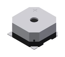 PUI AUDIO SMT-0827-T-HT-R Transducer, Buzzer, 95 dBA, 2.7 kHz, 2 V to 5 V, 100 mA