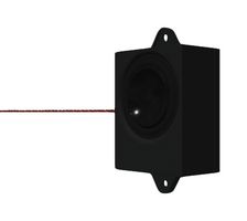 PUI AUDIO ASE04504MR-LW150-WP-R Speaker, 20kHz to 420Hz, 4 ohm, 80dBA, 2.5W, Round with Square Frame, SMD
