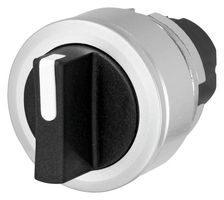 EAO 46-2828.4CV0.001 Switch Actuator, 2 Position, 35mm, Black, EAO 46 Series 30.5mm Non Illuminated Selector Switches