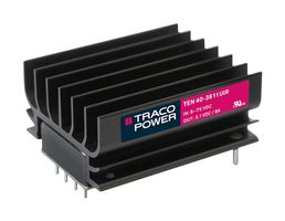 TRACO POWER TEN 40-3612UIR Isolated Through Hole DC/DC Converter, ITE, Industrial & Railway, DIP, 12:1, 40 W, 1 Output