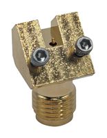 MUELLER ELECTRIC BU-1420711281 RF / Coaxial Connector, SMA Coaxial, 45° Angle Jack, Board Edge / End Launch, 50 ohm, Brass