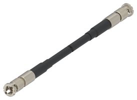 TE CONNECTIVITY 2479973-1 RF / Coaxial Cable Assembly, 6 ", 152 mm, 2R3365 ST, HD BNC Straight Plug, HD BNC Straight Plug
