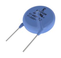 KEMET C731U222MTVDBA7317 Ceramic Suppression Capacitor, 2200 pF, ± 20%, X1 / Y1, 440 VAC, 250 VAC, Radial Leaded