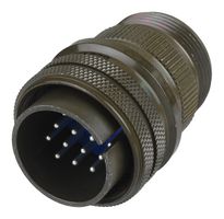 AMPHENOL INDUSTRIAL 97-3106A-12S-3P Circular Connector, 97 Series, MIL-DTL-5015 Series, Straight Plug, 2 Contacts, Solder Pin