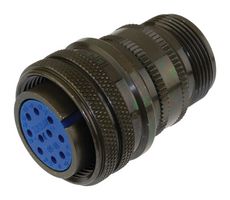 AMPHENOL INDUSTRIAL 97-3106A-16S-1S Circular Connector, 97 Series, MIL-DTL-5015 Series, Straight Plug, 7 Contacts, Solder Socket