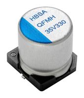EATON ELECTRONICS EHBSA025M4711012T Hybrid Aluminium Electrolytic Capacitor, V-Chip, 470 µF, ± 20%, 25 V, Radial Can - SMD, 0.014 ohm
