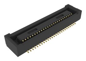 AMPHENOL COMMUNICATIONS SOLUTIONS 10164227-0506A1RLF Mezzanine Connector, 2mm Stack Height, Receptacle, 0.4 mm, 2 Rows, 50 Contacts