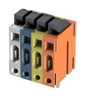 HARTING 14030414301201 Wire-To-Board Terminal Block, Profinet, 3.5 mm, 4 Ways, 24 AWG, 22 AWG, 0.34 mm², IDC