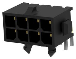 AMP - TE CONNECTIVITY 3-794620-8 Pin Header, Wire-to-Board, 3 mm, 2 Rows, 8 Contacts, Through Hole Right Angle