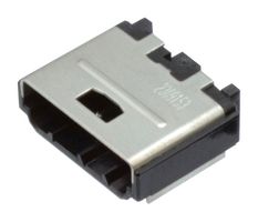JST / JAPAN SOLDERLESS TERMINALS SM04B-ULHK-1TA1-ETB (HF) Automotive Connector, Black, ULH Series, Straight Plug, 4 Contacts, PCB Pin, Nylon (Polyamide) Body