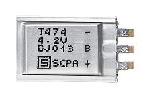 SCHURTER 3-153-408 Supercapacitor, Prismatic, Dual Cell, 0.47 F, 4.2 V, Solder