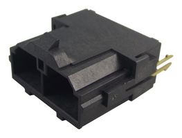 MOLEX 42819-2214 Pin Header, Black, Wire-to-Board, 10 mm, 1 Rows, 2 Contacts, Through Hole Straight