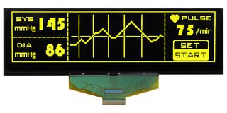 MIDAS DISPLAYS MCOT256064CY-YM
